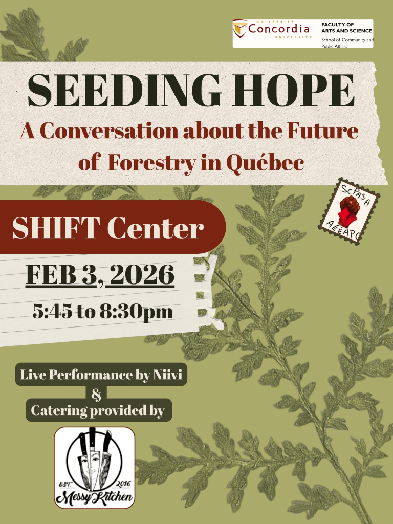Seeding Hope: A conversation about the Future of Forestry in Quebec